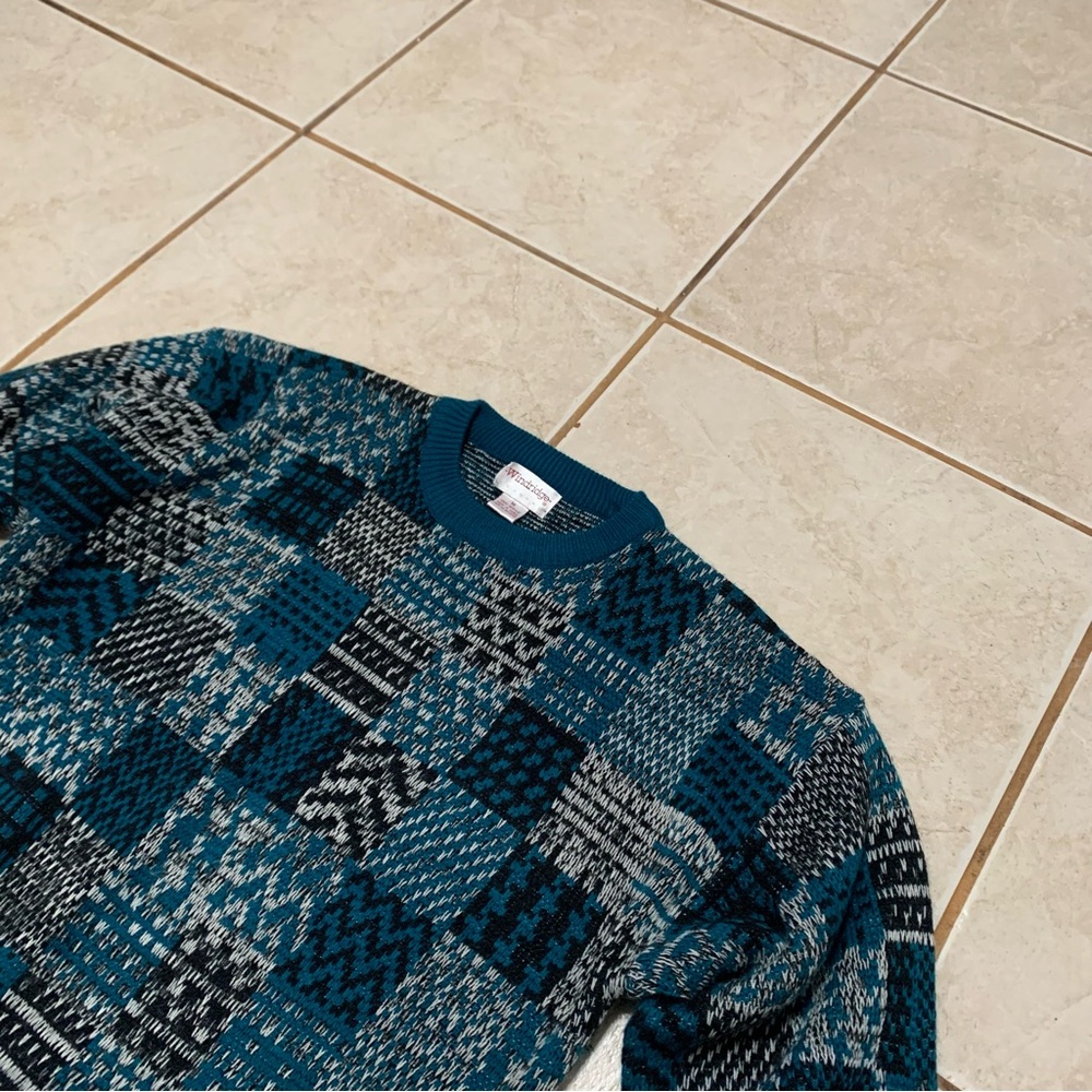 Windridge Men's Knit Sweater Crewneck Size M Made In Korea